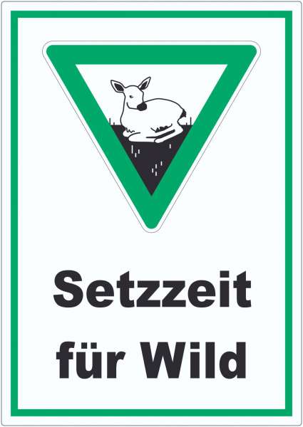 Setzzeit für Wild Aufkleber