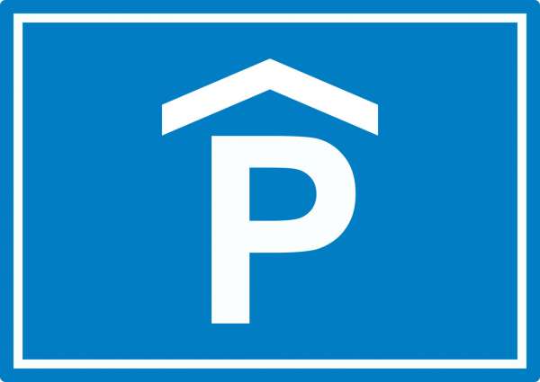 P Parkhaus Parkgarage Symbol Aufkleber